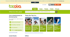 Desktop Screenshot of en.tixalia.com